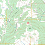 US Forest Service - Topo Dahl Lake, MT FSTopo Legacy digital map
