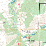 US Forest Service - Topo Dailey Lake, MT FSTopo Legacy digital map