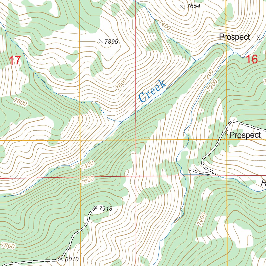 Dairy Ridge, UT FSTopo Legacy Map by US Forest Service - Topo | Avenza Maps