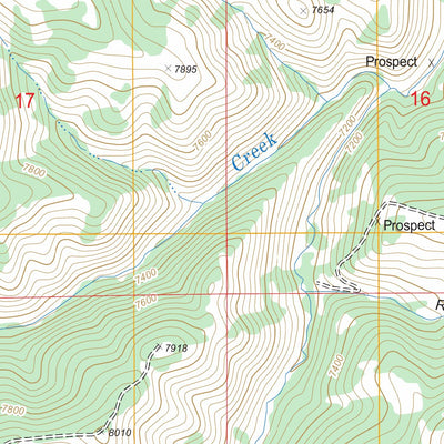 US Forest Service - Topo Dairy Ridge, UT FSTopo Legacy digital map