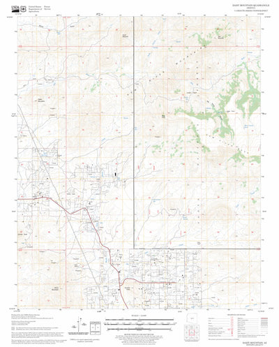 US Forest Service - Topo Daisy Mountain, AZ FSTopo Legacy digital map