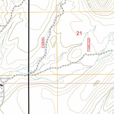 US Forest Service - Topo Daisy Mountain, AZ FSTopo Legacy digital map