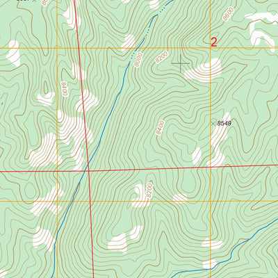 US Forest Service - Topo Dakan Mountain, CO FSTopo Legacy digital map