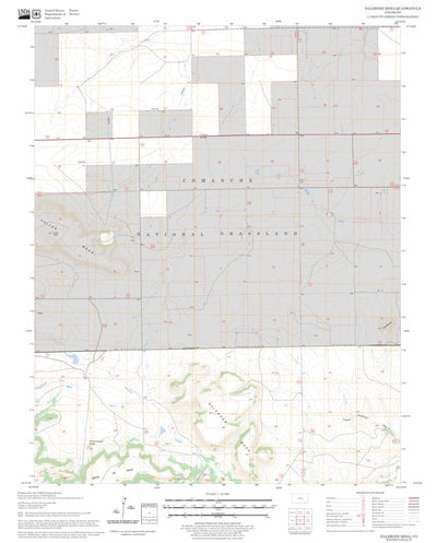 US Forest Service - Topo Dalerose Mesa, CO FSTopo Legacy digital map
