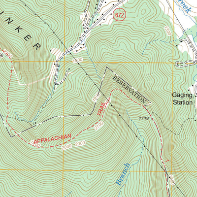 US Forest Service - Topo Daleville, VA FSTopo Legacy digital map