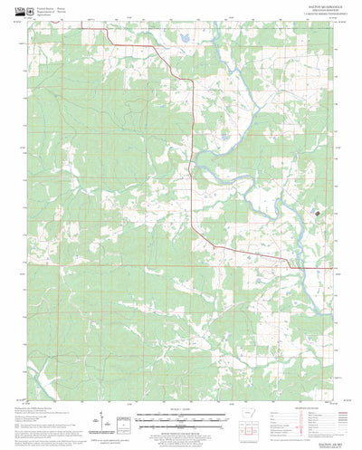 US Forest Service - Topo Dalton, AR - MO FSTopo Legacy digital map