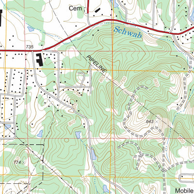 US Forest Service - Topo Dalton North, GA FSTopo Legacy digital map