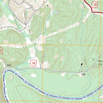 US Forest Service - Topo Dalton South, GA FSTopo Legacy digital map