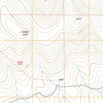 US Forest Service - Topo Daly Creek, OR - ID FSTopo Legacy digital map