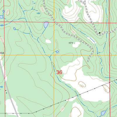 US Forest Service - Topo Damascus, AL FSTopo Legacy digital map