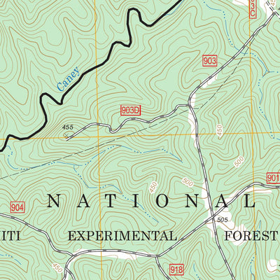 US Forest Service - Topo Dames Ferry, GA FSTopo Legacy digital map