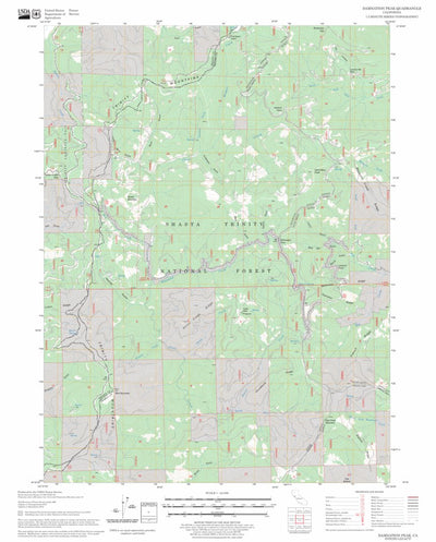 US Forest Service - Topo Damnation Peak, CA FSTopo Legacy digital map