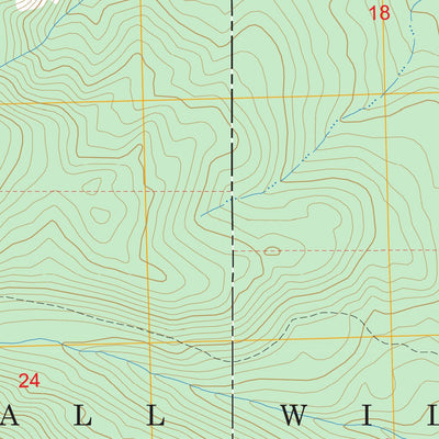 US Forest Service - Topo Danaher Mountain, MT FSTopo Legacy digital map