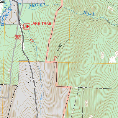 US Forest Service - Topo Danby, VT FSTopo Legacy digital map