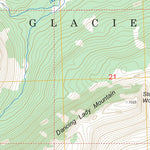 US Forest Service - Topo Dancing Lady Mountain, MT FSTopo Legacy digital map