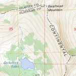 US Forest Service - Topo Dancing Lady Mountain, MT FSTopo Legacy digital map