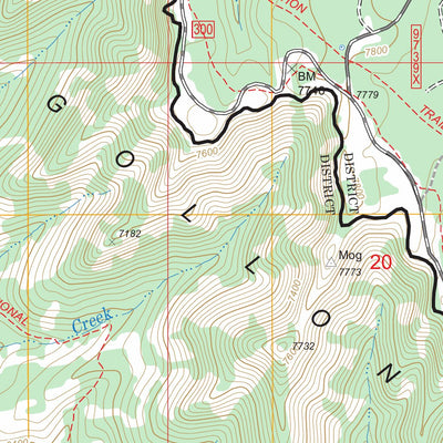 US Forest Service - Topo Dane Canyon, AZ FSTopo Legacy digital map