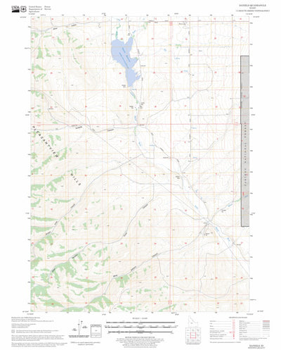 US Forest Service - Topo Daniels, ID FSTopo Legacy digital map