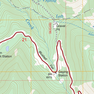 US Forest Service - Topo Danish Knoll, UT FSTopo Legacy digital map