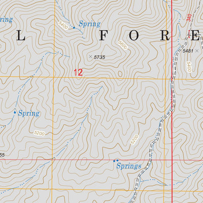 US Forest Service - Topo Danskin Peak, ID FSTopo Legacy digital map
