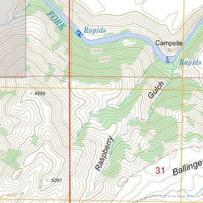 US Forest Service - Topo Danskin Peak, ID FSTopo Legacy digital map