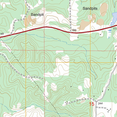 US Forest Service - Topo Danville, LA FSTopo Legacy digital map