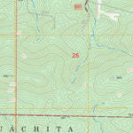 US Forest Service - Topo Danville Mountain, AR FSTopo Legacy digital map
