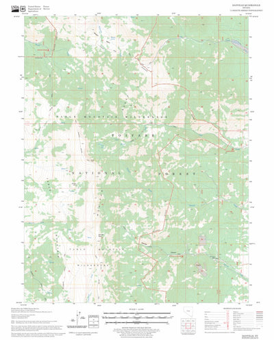 US Forest Service - Topo Danville, NV FSTopo Legacy digital map