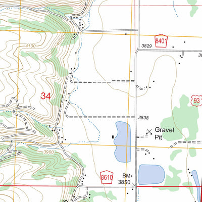 US Forest Service - Topo Darby, MT FSTopo Legacy digital map
