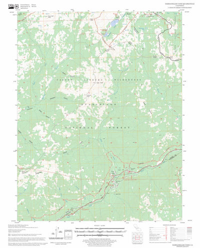 US Forest Service - Topo Dardanelles Cone, CA FSTopo Legacy digital map