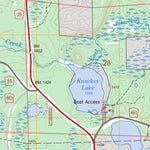 US Forest Service - Topo Dark Lake, MN FSTopo Legacy digital map