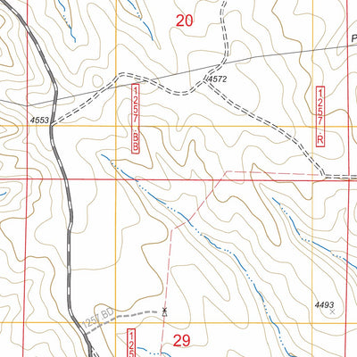 US Forest Service - Topo Darlington Draw East, WY FSTopo Legacy digital map
