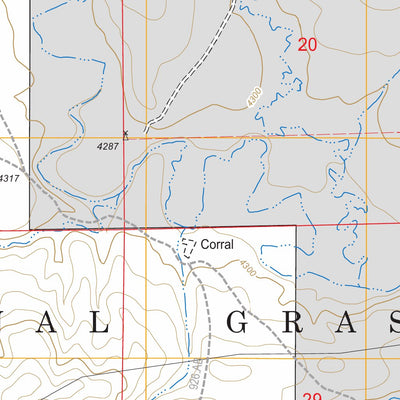 US Forest Service - Topo Darlington Draw West, WY FSTopo Legacy digital map