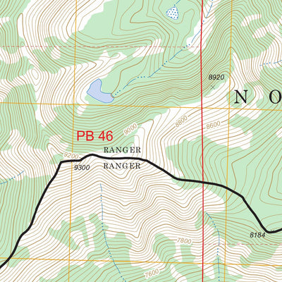 US Forest Service - Topo Dave Lewis Peak, ID FSTopo Legacy digital map