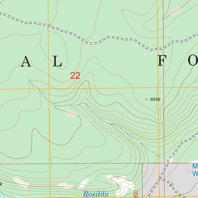 US Forest Service - Topo Davenport Hill, AZ FSTopo Legacy digital map