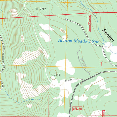 US Forest Service - Topo Davis Creek, CA FSTopo Legacy digital map
