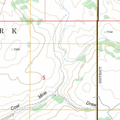 US Forest Service - Topo Davis Hill, WY FSTopo Legacy digital map