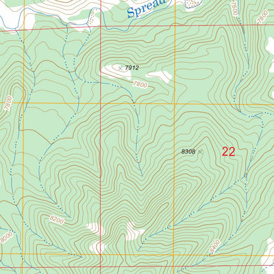 US Forest Service - Topo Davis Hill, WY FSTopo Legacy digital map