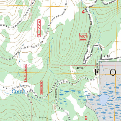 US Forest Service - Topo Davis Mountain, MT FSTopo Legacy digital map