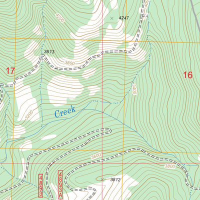 US Forest Service - Topo Davis Mountain, MT FSTopo Legacy digital map