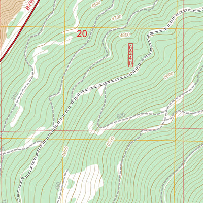US Forest Service - Topo Davis Mountain, OR FSTopo Legacy digital map