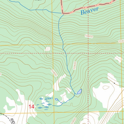 US Forest Service - Topo Davis Peak, CO - WY FSTopo Legacy digital map