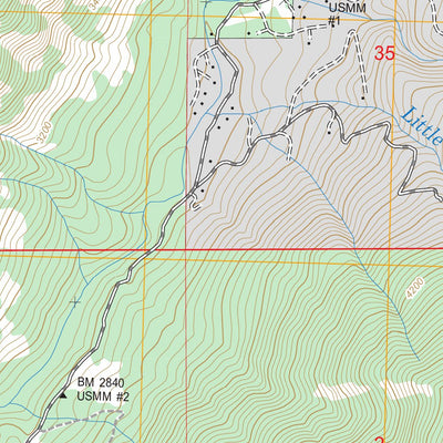US Forest Service - Topo Davis Peak, WA FSTopo Legacy digital map