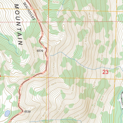 US Forest Service - Topo Davis Peak, WA FSTopo Legacy digital map