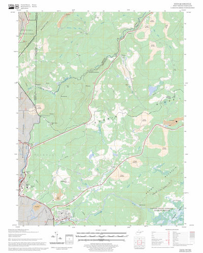 US Forest Service - Topo Davis, WV - MD FSTopo Legacy digital map