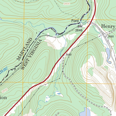 US Forest Service - Topo Davis, WV - MD FSTopo Legacy digital map