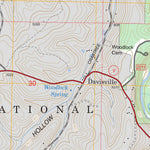 US Forest Service - Topo Davisville, MO FSTopo Legacy digital map
