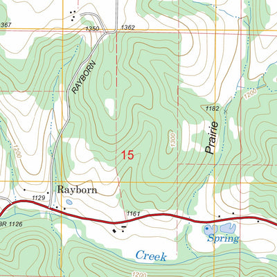 US Forest Service - Topo Dawson, MO FSTopo Legacy digital map
