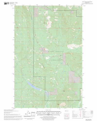 US Forest Service - Topo Day Lake, WA FSTopo Legacy digital map