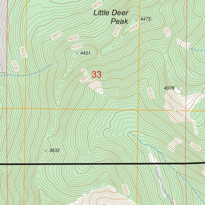 US Forest Service - Topo Day Lake, WA FSTopo Legacy digital map